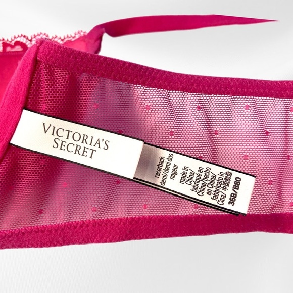 🌸 VICTORIA’S SECRET || Lace Front-Close Racerback Demi-Bra- - Picture 2 of 8